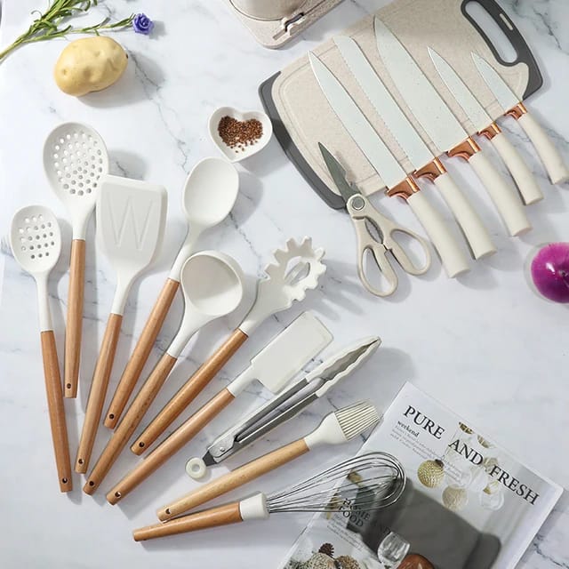 19-Piece Essential Kitchen Set SandsKart