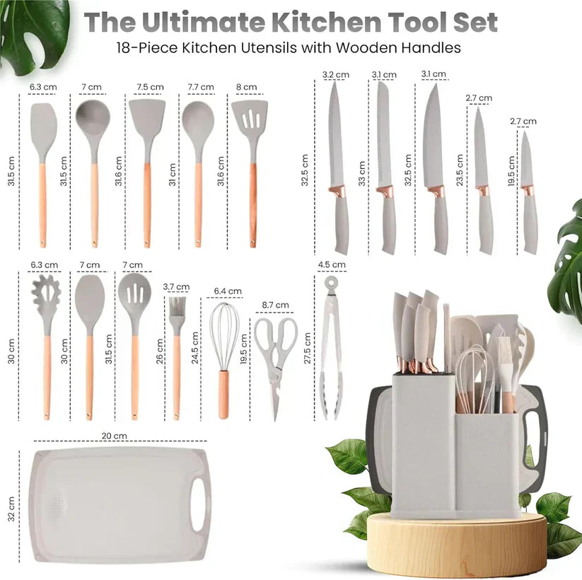 19-Piece Essential Kitchen Set SandsKart