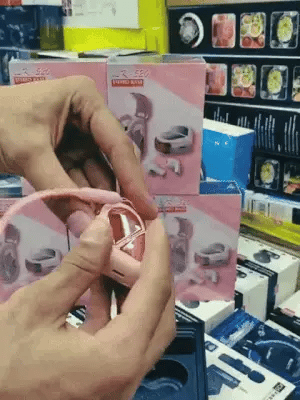 Pink Heart Wireless Earphones | Cute Design • HD Sound • Touch Control